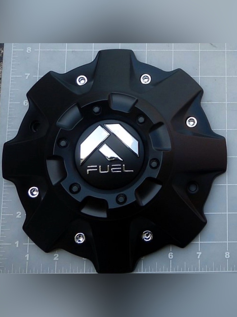 Fuel Matte Black Alloy Wheel Center Cap